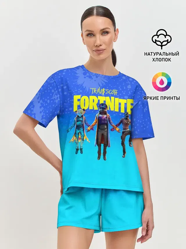 Женская пижама с шортами