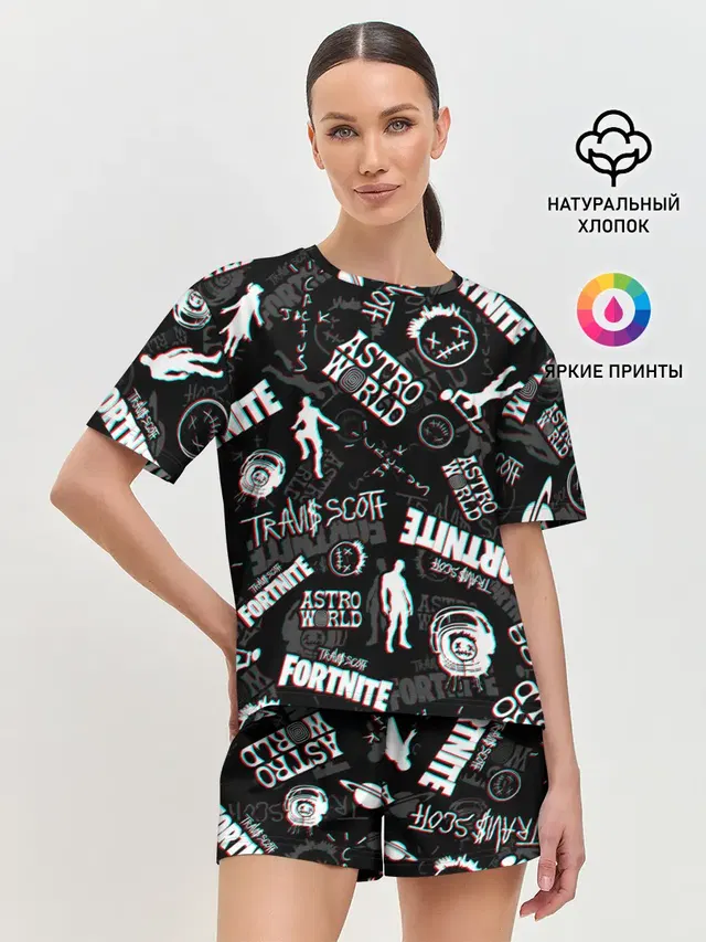 Женская пижама с шортами