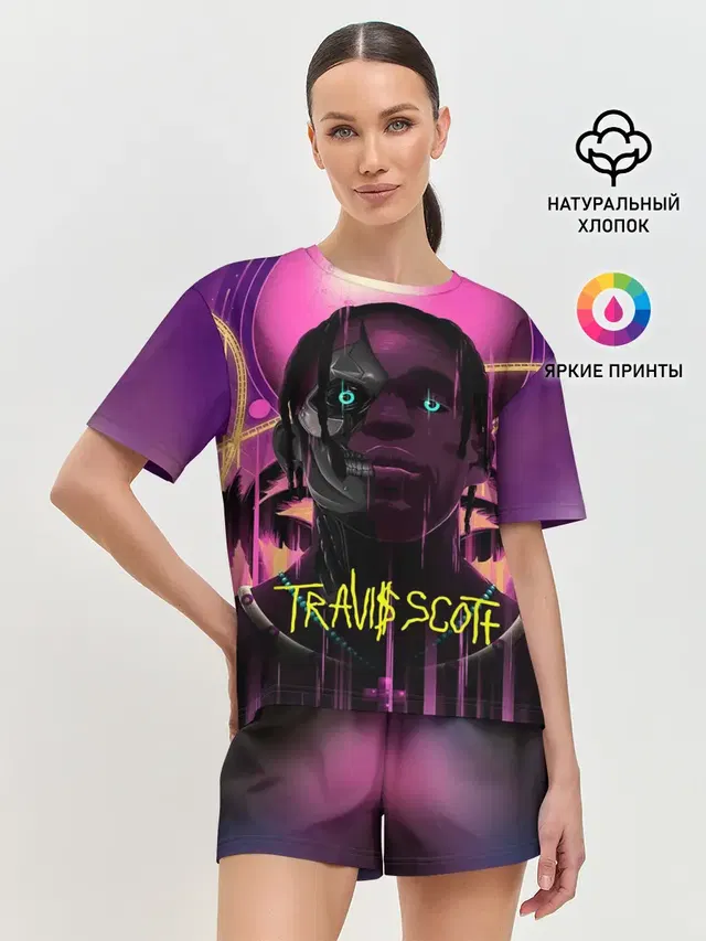 Женская пижама с шортами