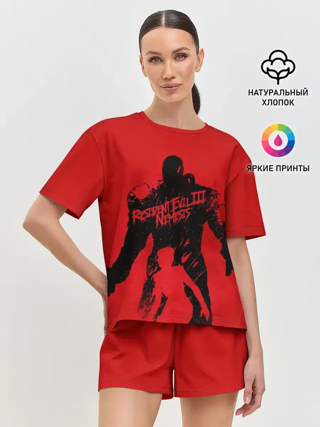 Женская пижама с шортами