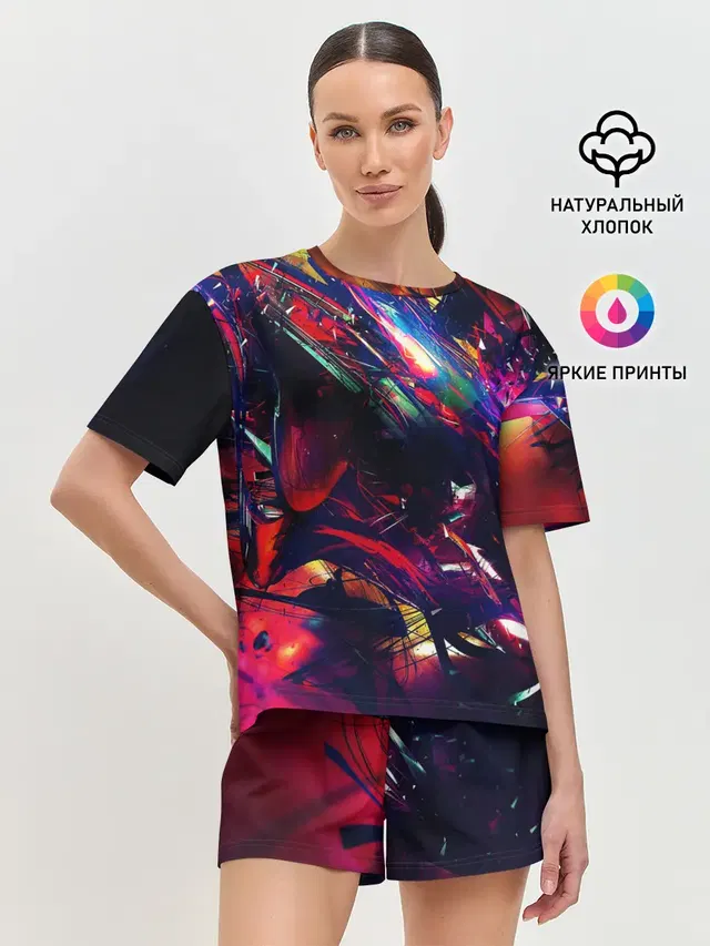 Женская пижама с шортами