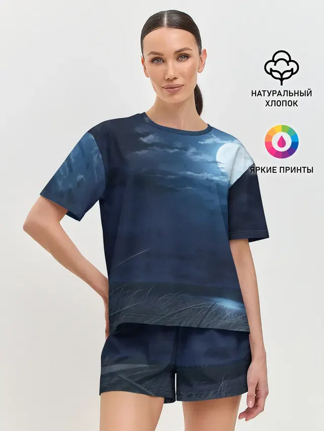 Женская пижама с шортами