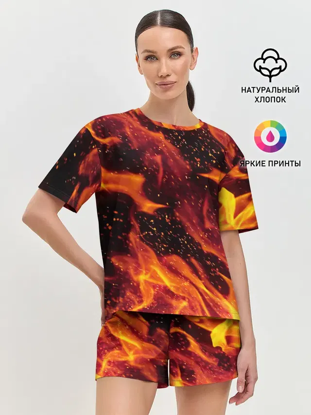 Женская пижама с шортами