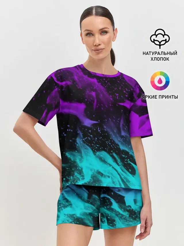 Женская пижама с шортами