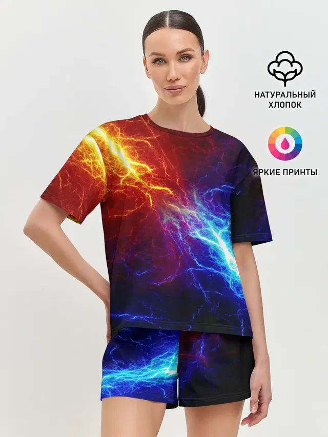 Женская пижама с шортами