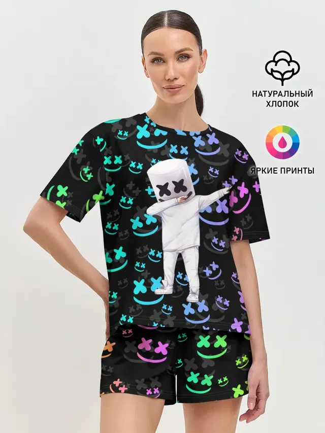 Женская пижама с шортами