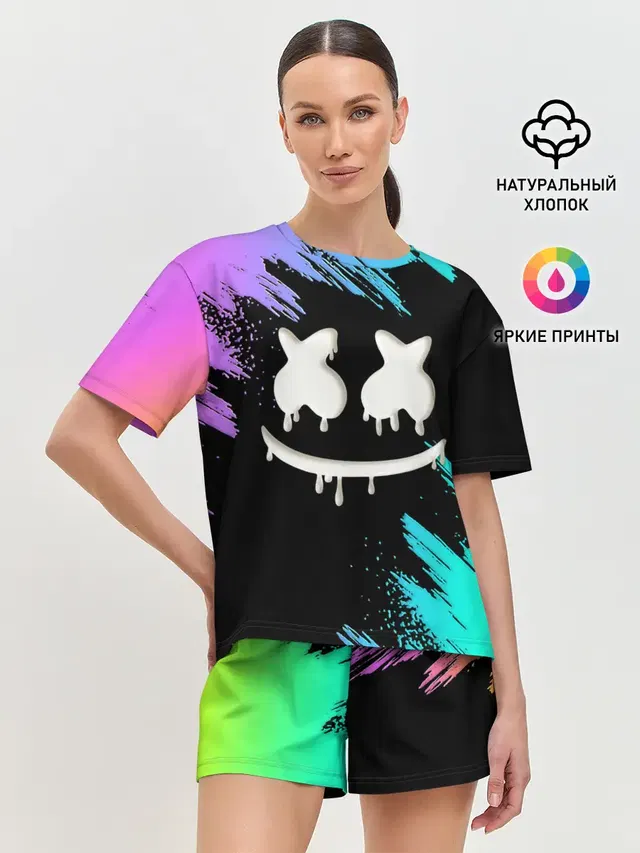 Женская пижама с шортами