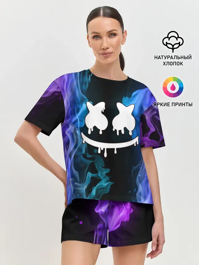 Женская пижама с шортами