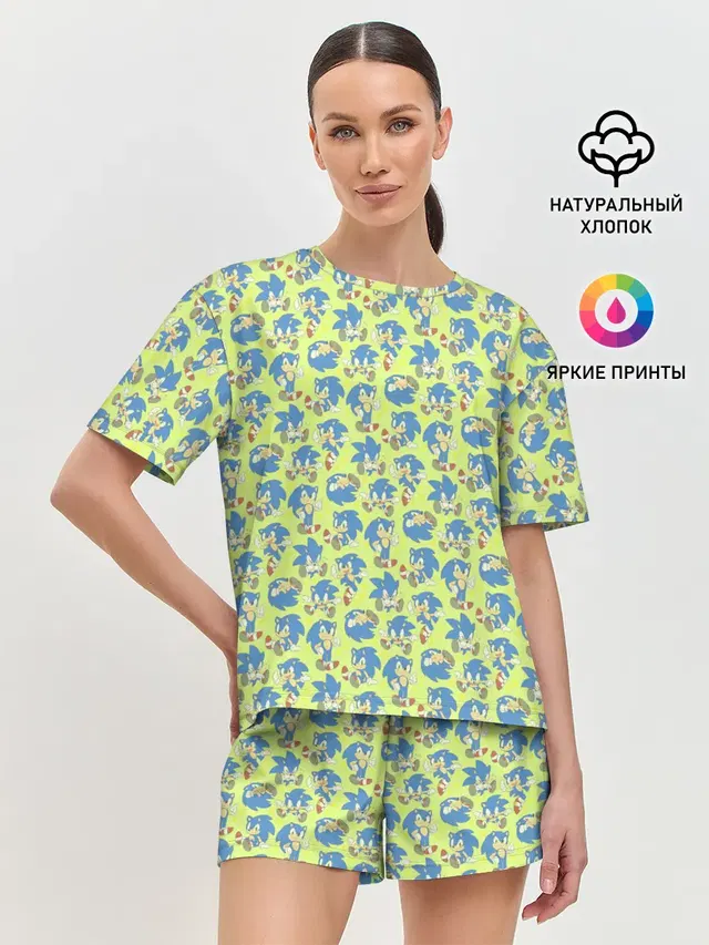 Женская пижама с шортами
