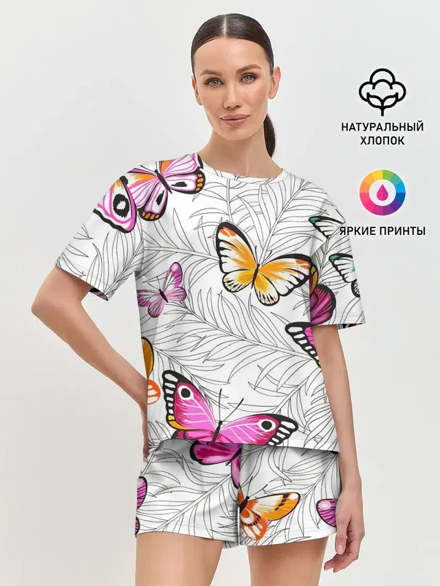 Женская пижама с шортами