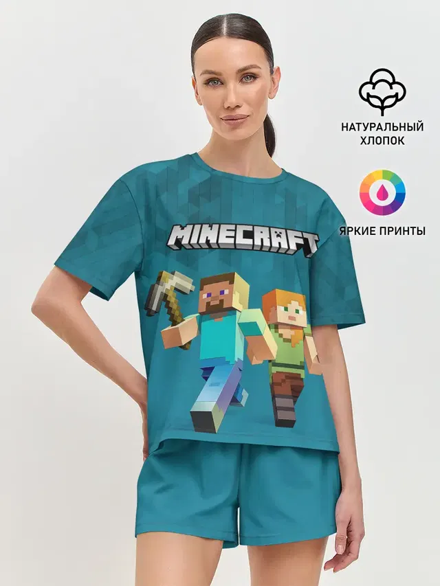 Женская пижама с шортами