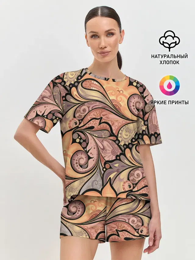 Женская пижама с шортами