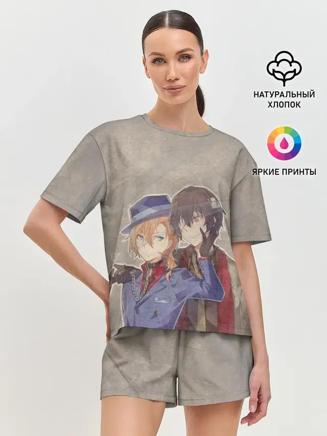 Женская пижама с шортами