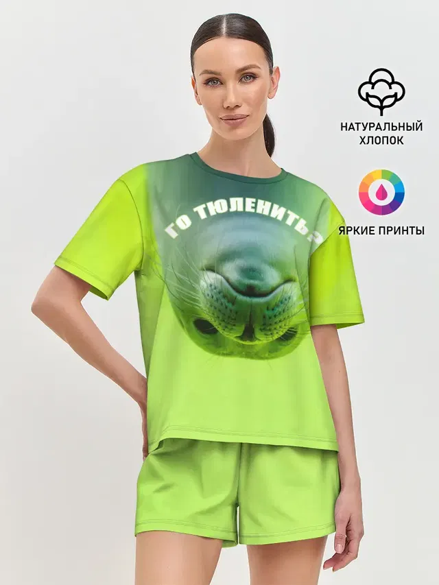 Женская пижама с шортами