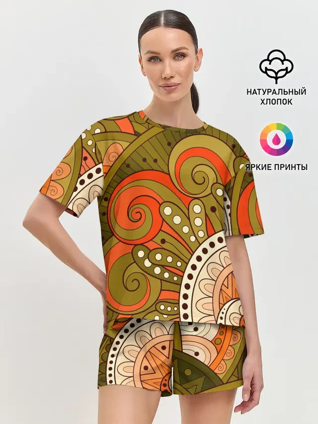 Женская пижама с шортами
