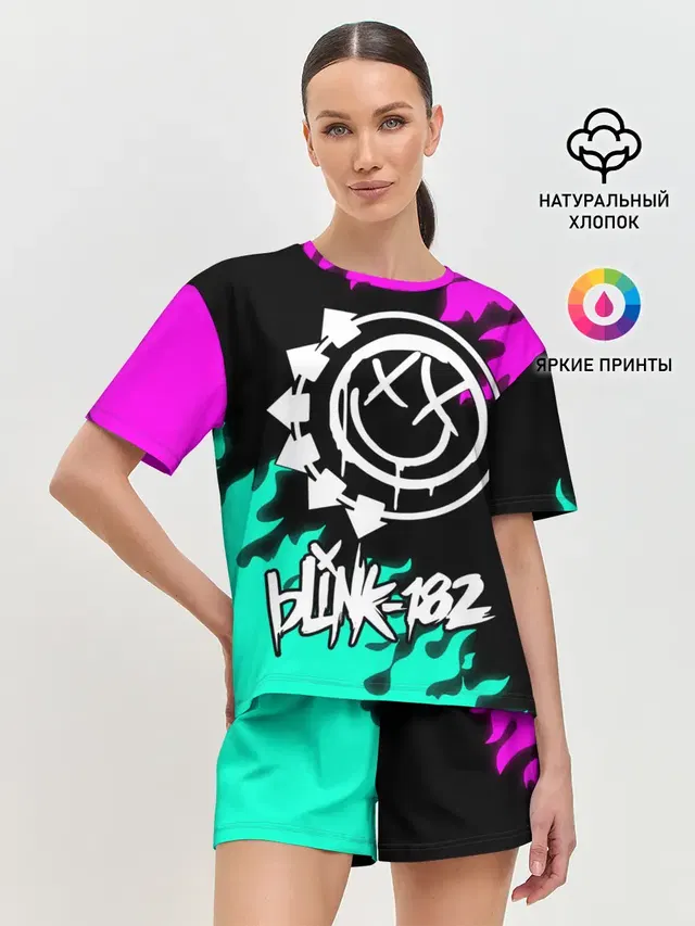 Женская пижама с шортами