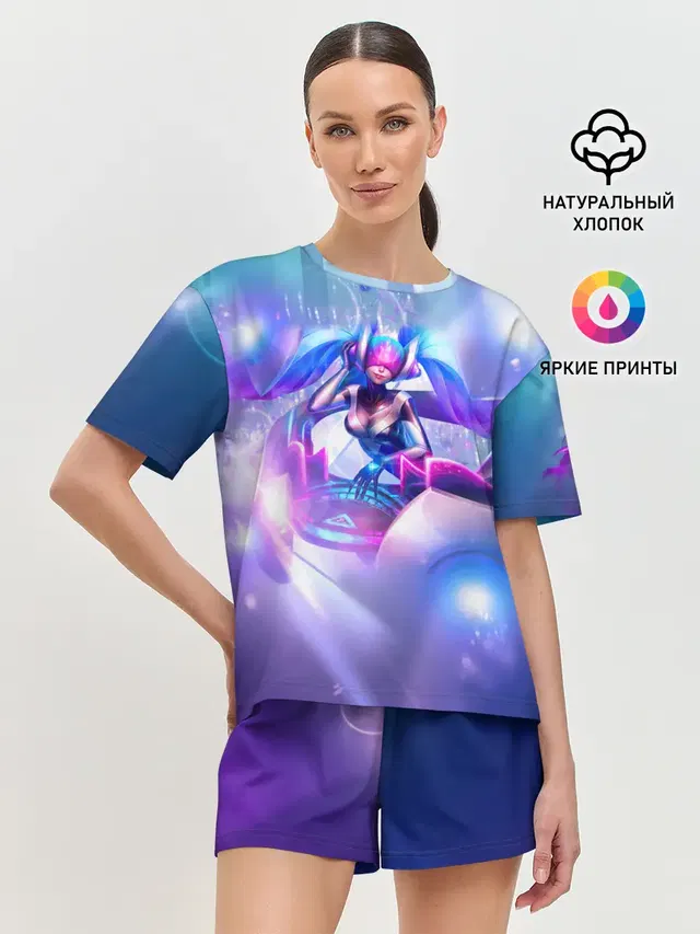 Женская пижама с шортами
