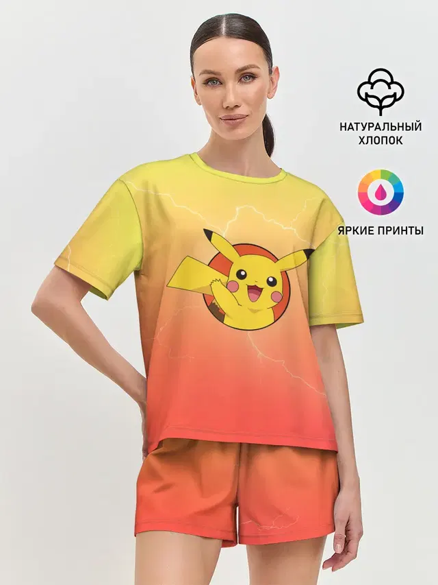 Женская пижама с шортами