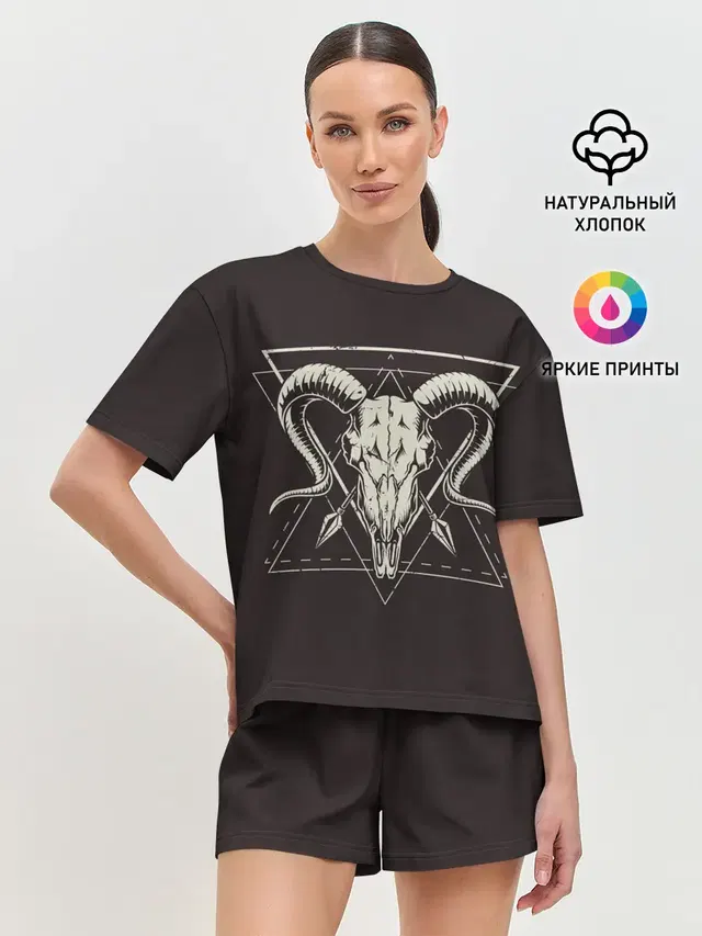 Женская пижама с шортами