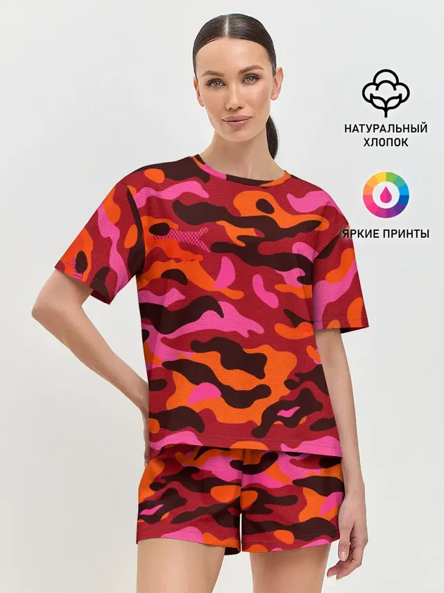 Женская пижама с шортами