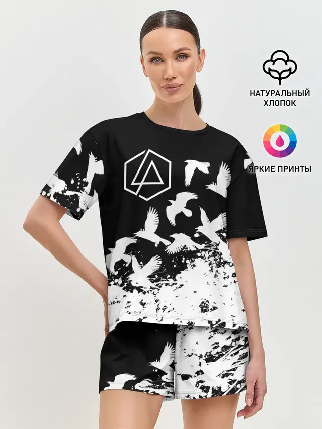 Женская пижама с шортами