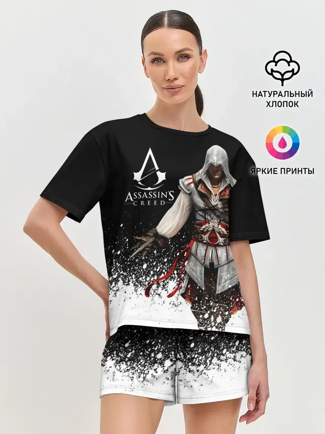 Женская пижама с шортами