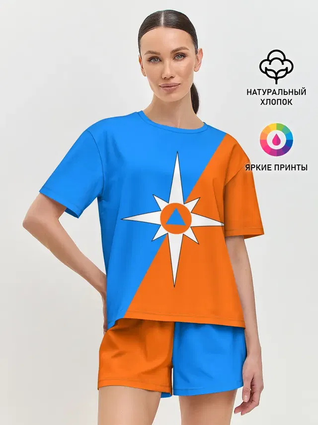 Женская пижама с шортами