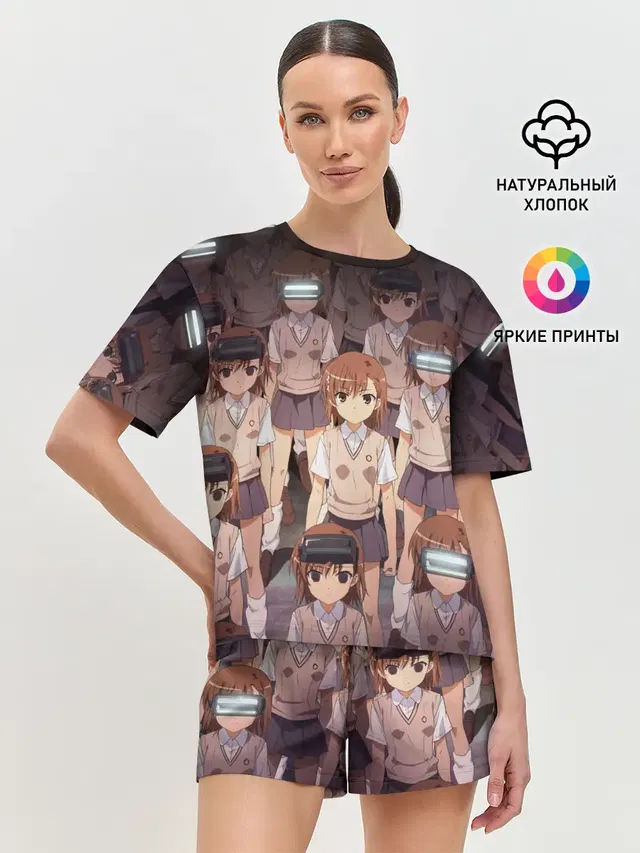 Женская пижама с шортами