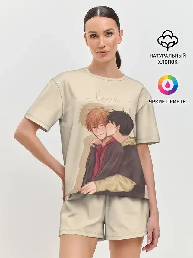 Женская пижама с шортами