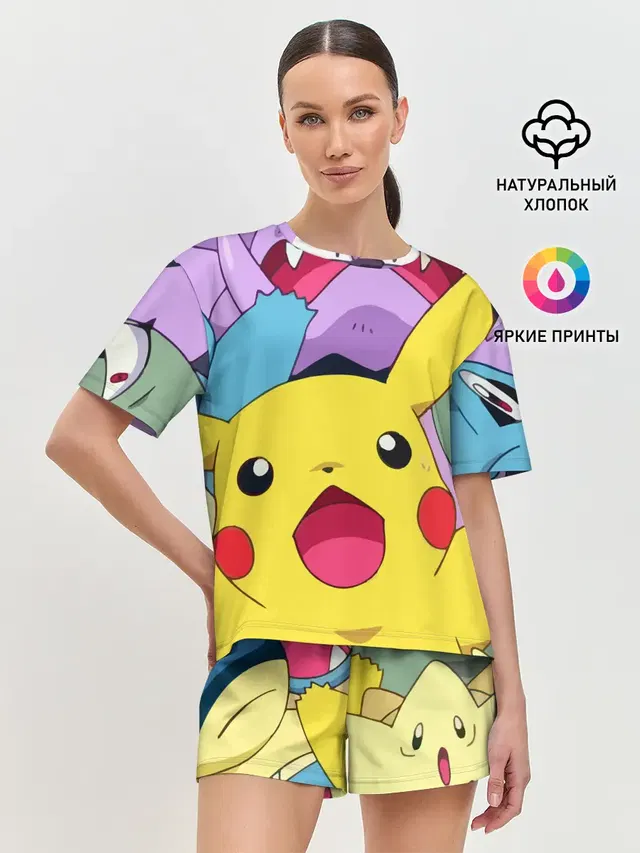 Женская пижама с шортами