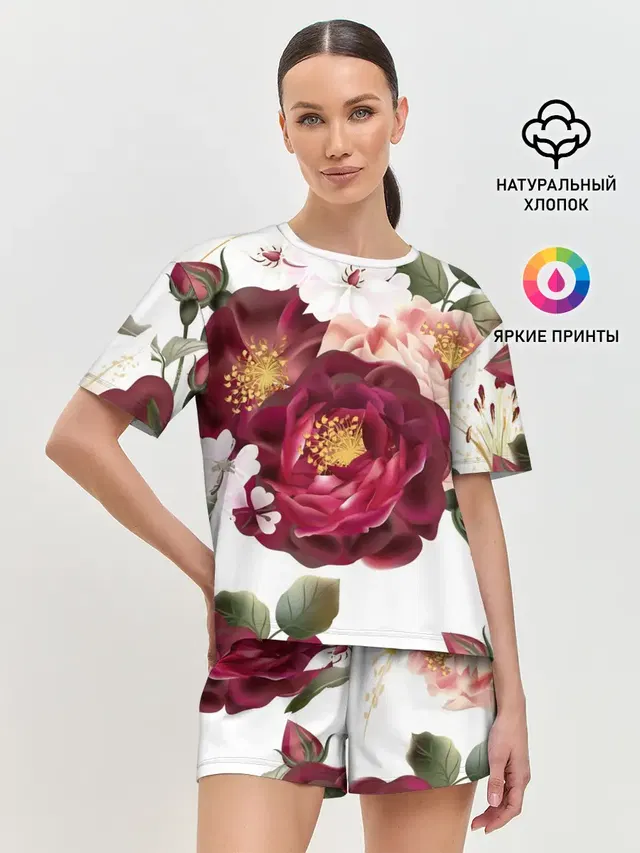 Женская пижама с шортами
