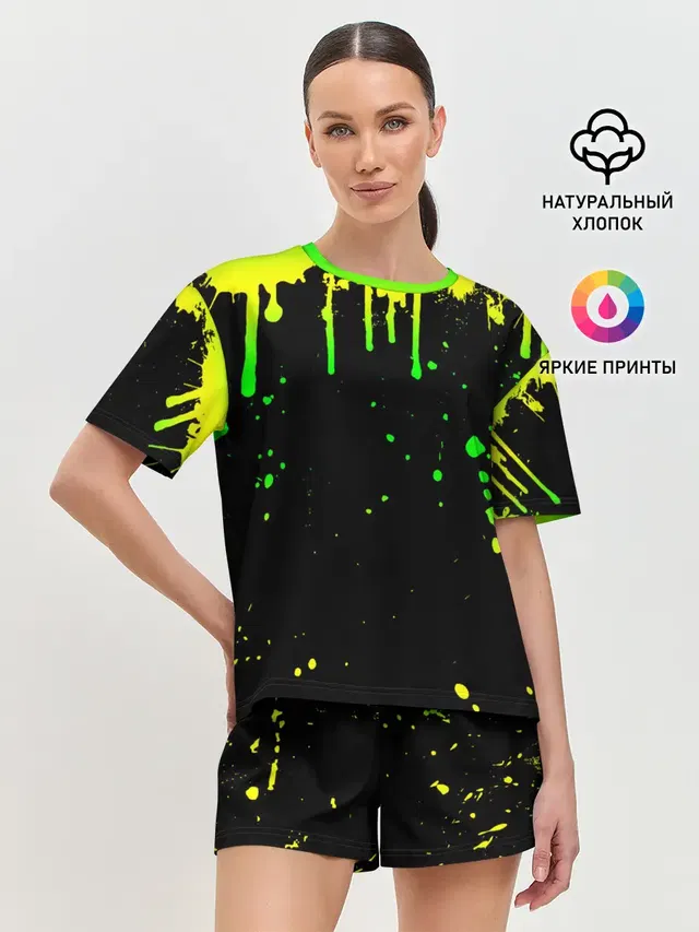 Женская пижама с шортами