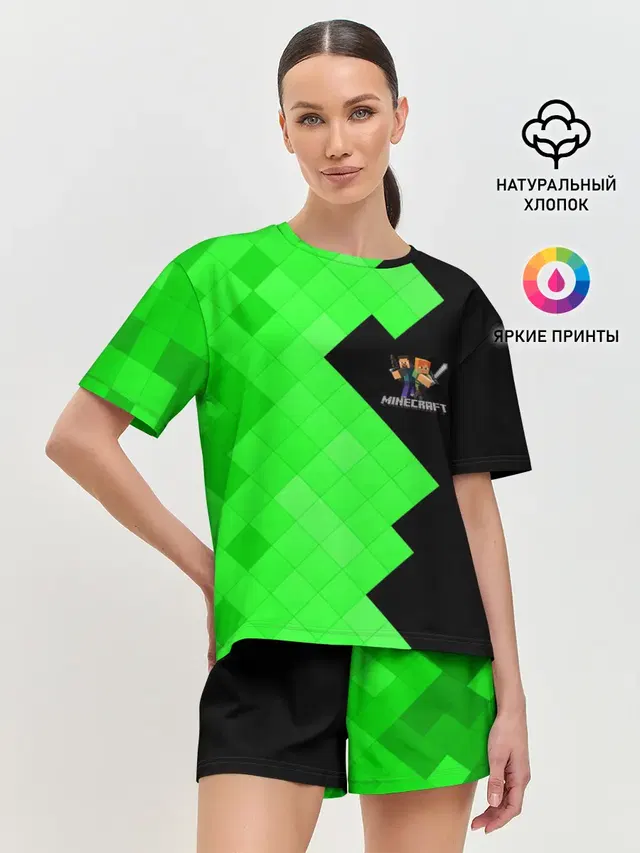 Женская пижама с шортами