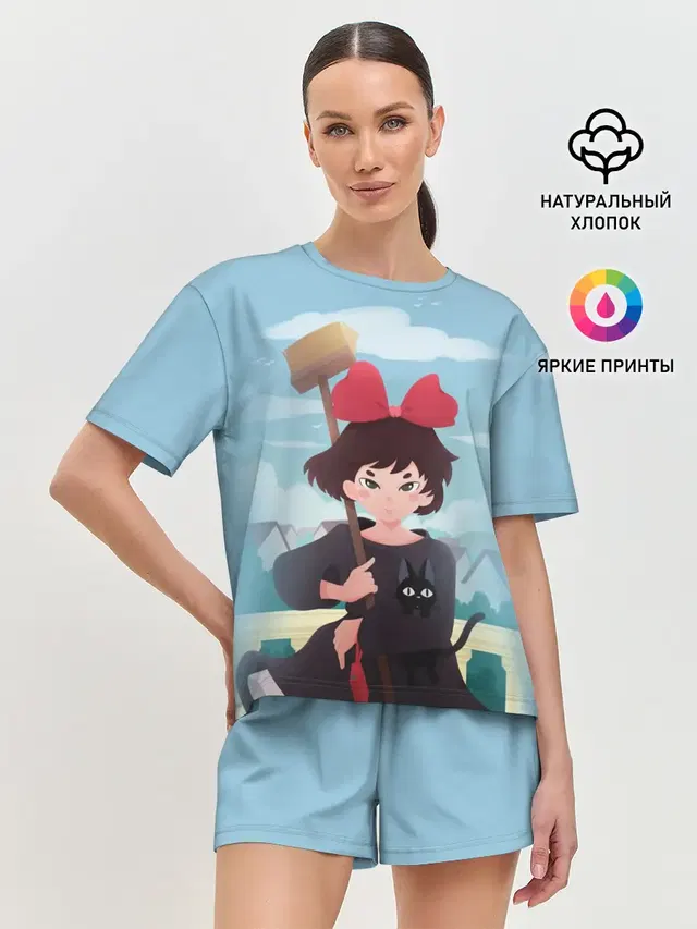 Женская пижама с шортами