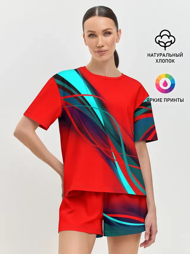 Женская пижама с шортами
