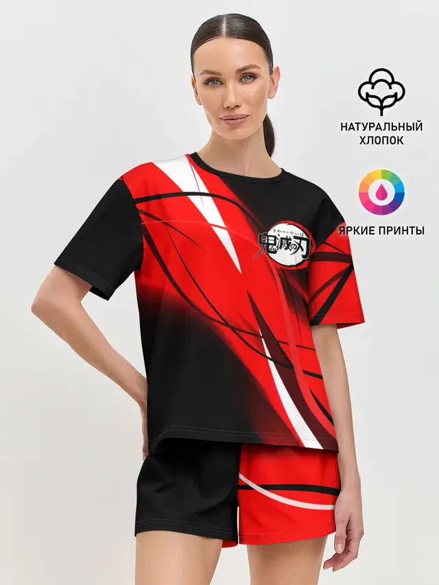 Женская пижама с шортами