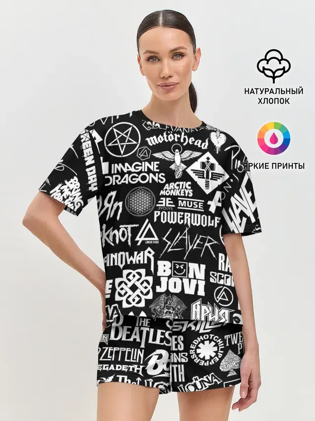 Женская пижама с шортами