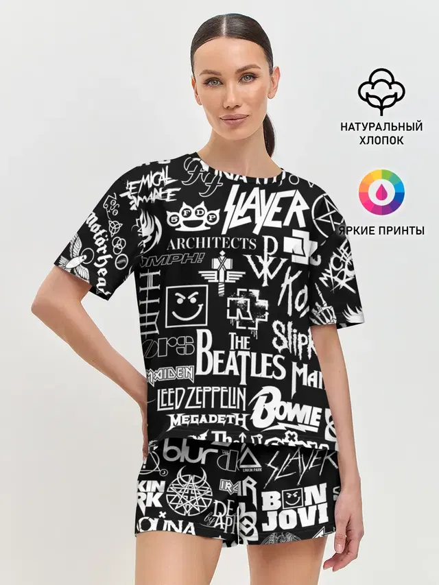 Женская пижама с шортами