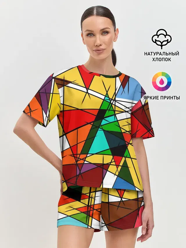Женская пижама с шортами