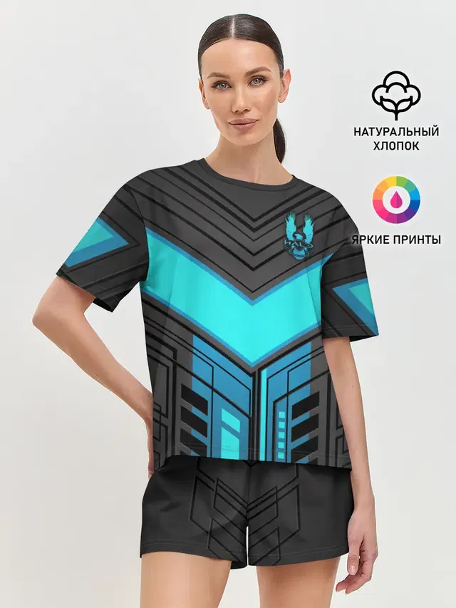 Женская пижама с шортами