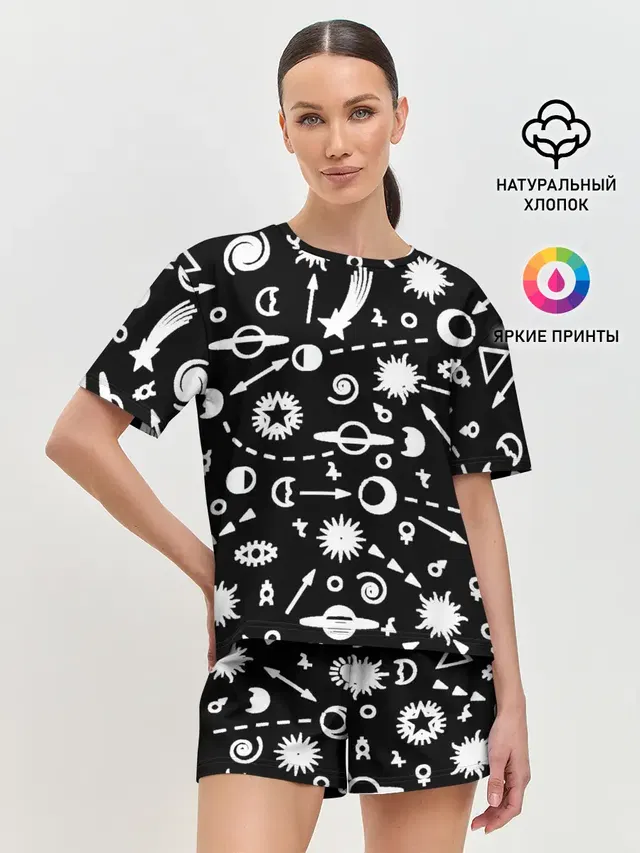Женская пижама с шортами
