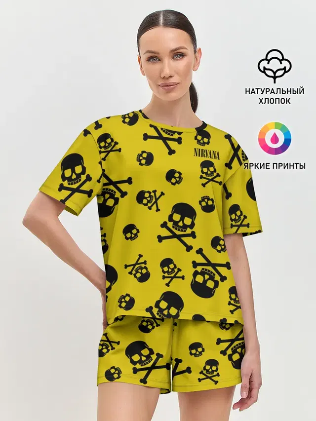 Женская пижама с шортами