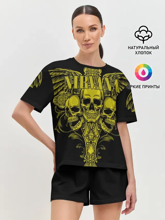 Женская пижама с шортами