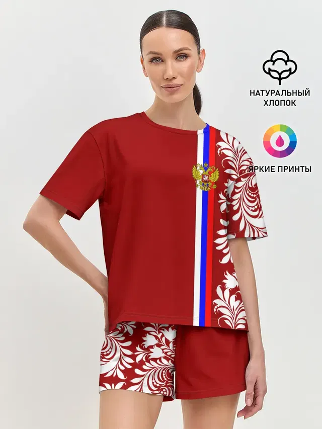 Женская пижама с шортами