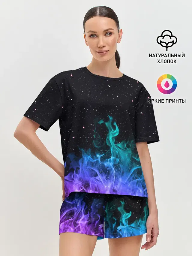 Женская пижама с шортами