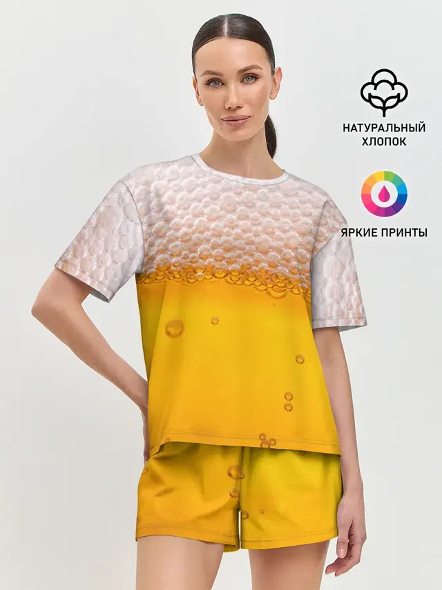 Женская пижама с шортами