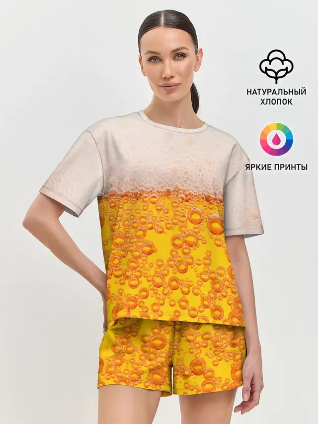 Женская пижама с шортами