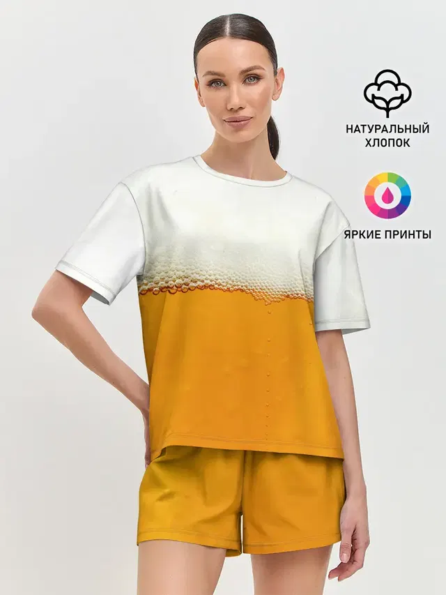 Женская пижама с шортами