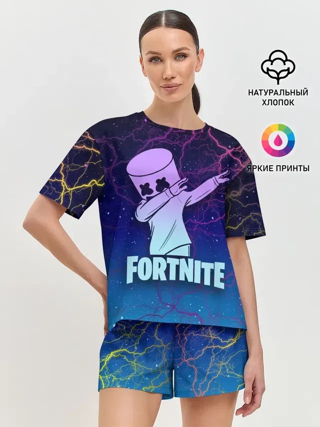 Женская пижама с шортами