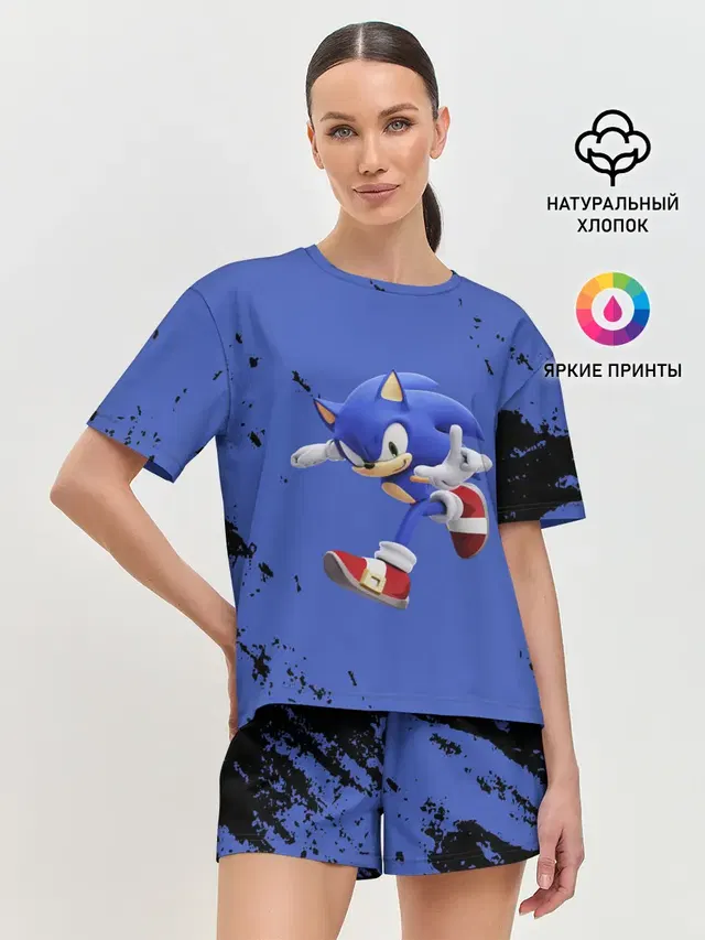 Женская пижама с шортами